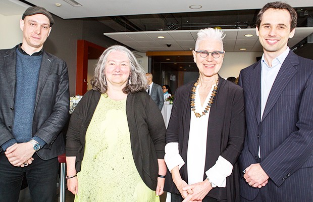 From left: Brandiff Caron, Rosemary Reilly, Bonnie Baxter and Krzysztof Skonieczny