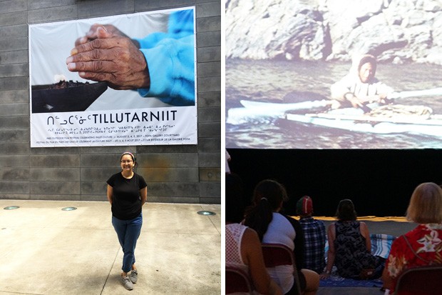 Curator Isabella Weetaluktuk: “It’s wonderful to have an event that’s specifically inviting for Inuit.” | Photos by Ossie Michelin Curator Isabella Weetaluktuk: “It’s wonderful to have an event that’s specifically inviting for Inuit.” | Photos by Ossie Michelin