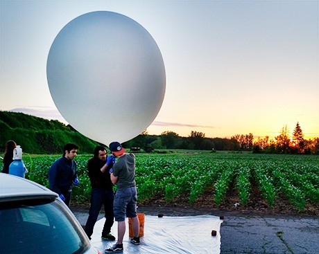 Space Concordia is up, up and away! 