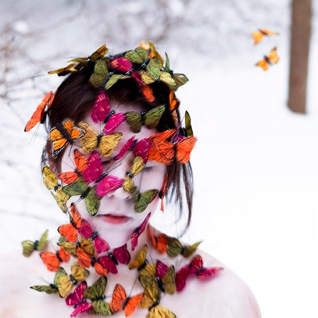 Anima from the "In-Between Worlds" series, 2012, by Meryl McMaster. | Courtesy of the artist