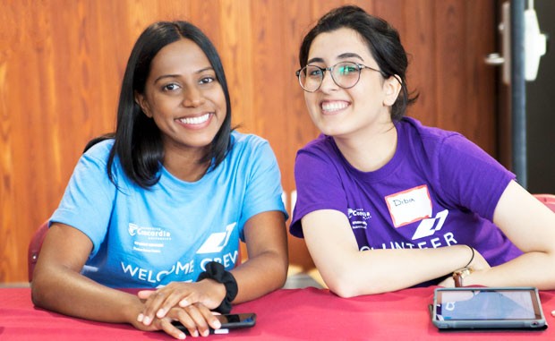 Shaumia Suntharalingam (left): “When it comes to teamwork, communication is key.”