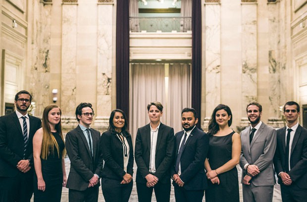 The 2018 MBA-ICC organizing committee (left to right): Misbah Natour, Karolyne Courville, Jesse Prent, Harshita Nigam, Aleksey Cameron, Kuldeep Patni, Ela Profka, Adriano D’Angelo, Jean Simon Castonguay