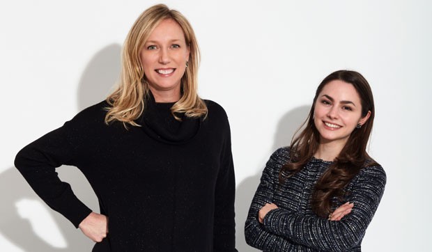 JMSB student Lucrezia Sciascia (right) spent a day with Cossette CEO Mélanie Dunn. | Image courtesy Cossette