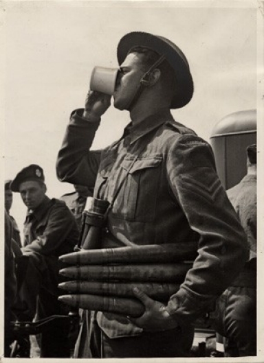 A Canadian soldier in the First World War. | Photo courtesy of Concordia’s Records Management and Archives Department