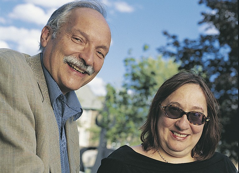 Murphy with Lorna Roth on the Loyola Campus in 2005. "He was an incredibly sensitive and attentive teacher." Murphy with Lorna Roth on the Loyola Campus in 2005. "He was an incredibly sensitive and attentive teacher."