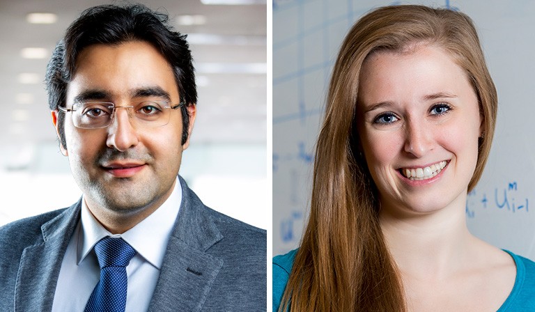 Amir Hooshiar and Laura Broley. Amir Hooshiar and Laura Broley.