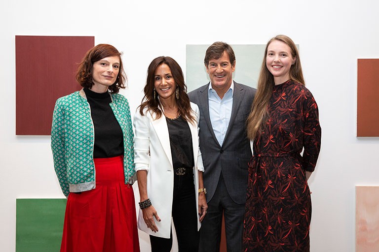 Céline Huyghebaert, Claudine Bronfman, Stephen Bronfman and Madeleine Mayo.