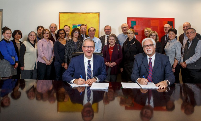 Concordia’s full-time faculty sign a new agreement with the university