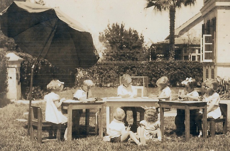 The pre-school that Marjorie organized for the children who were too young to attend the local public school.
