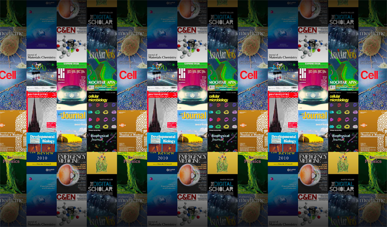 The new BrowZine service is like a virtual newsstand for academic journals. Academic journal covers
