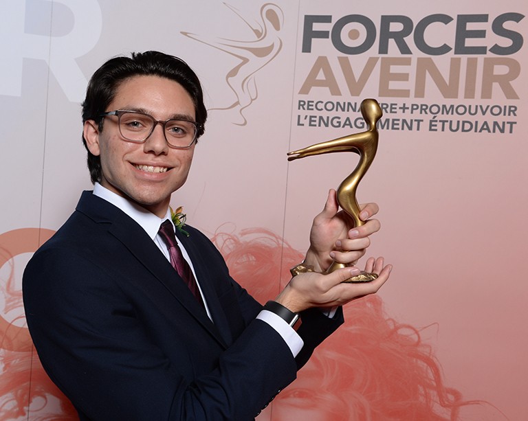 Concordia undergrad student receives 2021 Forces AVENIR Personality Award