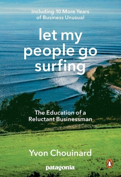 Cover of a book with the title, "Let my people go surfing"