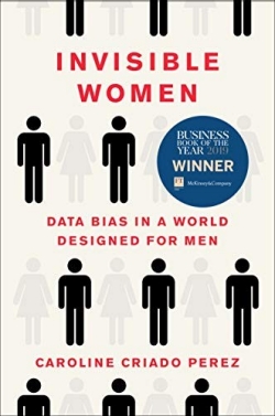 book cover showing male and female icons. The female icons are lighter and harder to see.