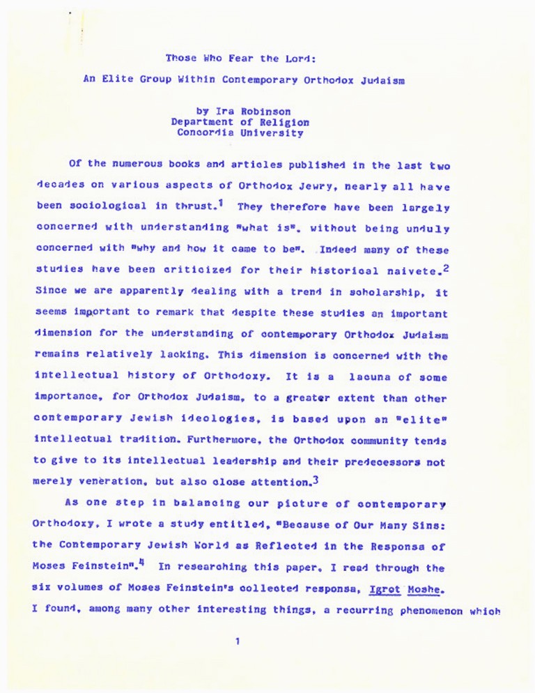 Presentation notes A typewritten document lists presentation notes.