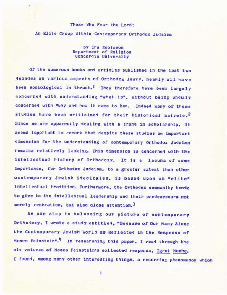 A typewritten document lists presentation notes.