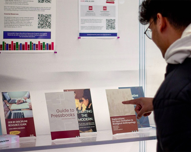 Concordia’s commitment to open educational resources and open publishing helps faculty and students