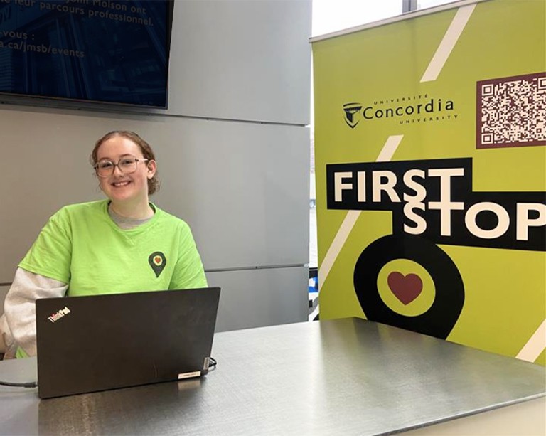 First Stop meets student questions with care