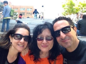 May, Naila and Paul Haddad at a recent reunion.