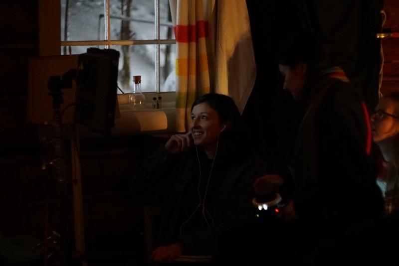 On the set of Bleed With Me