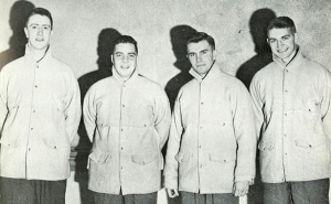 Loyola College’s 1957 Varsity Curling team.