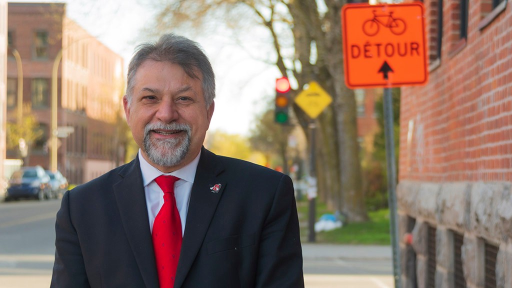 Portrait of Phil Torre on street