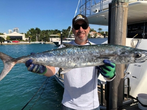 Mitch Kendall holds a big fish