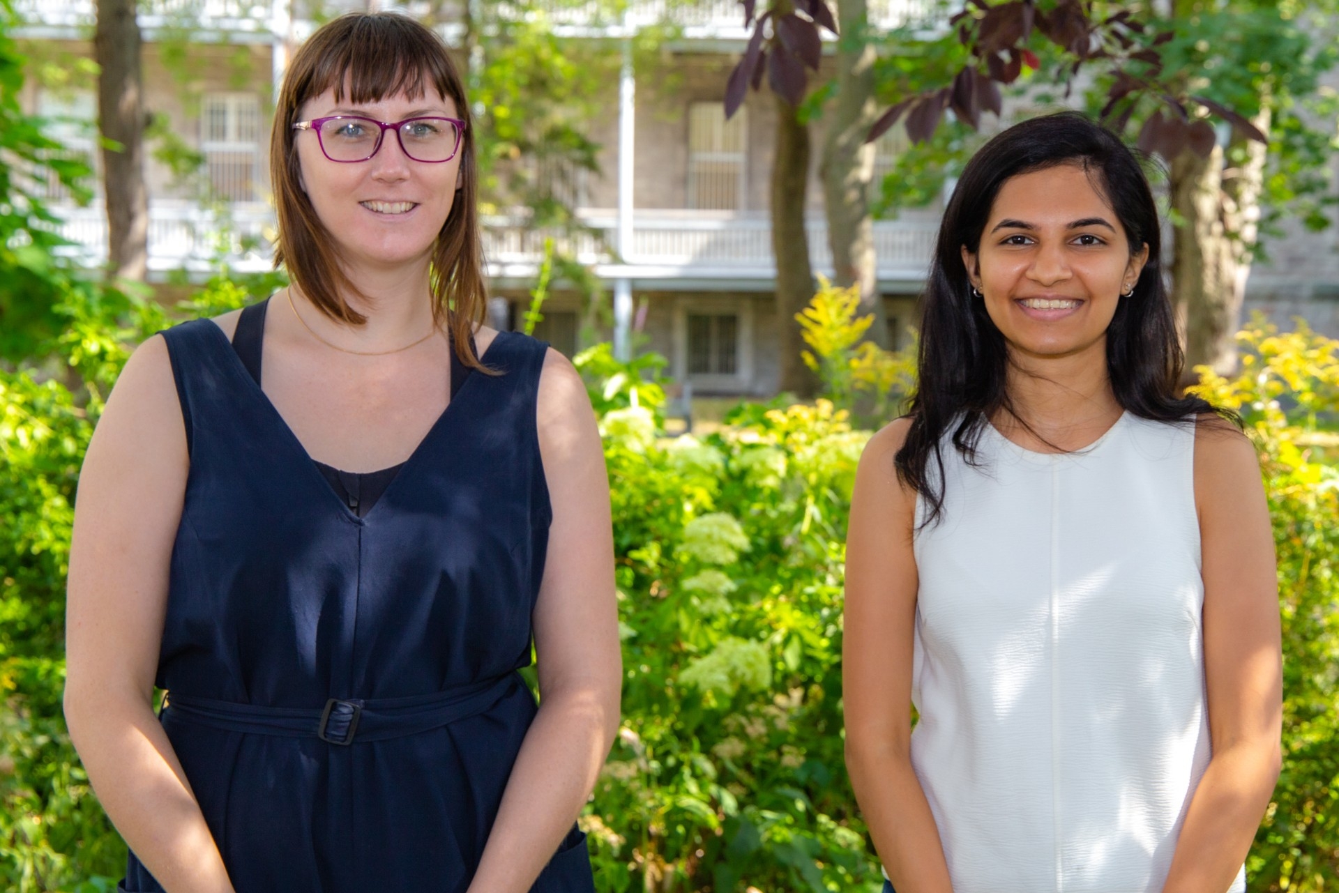 Aprajita Saxena, BFA 19, and Christine White Two Elspeth McConnell Fine Arts Award recipients