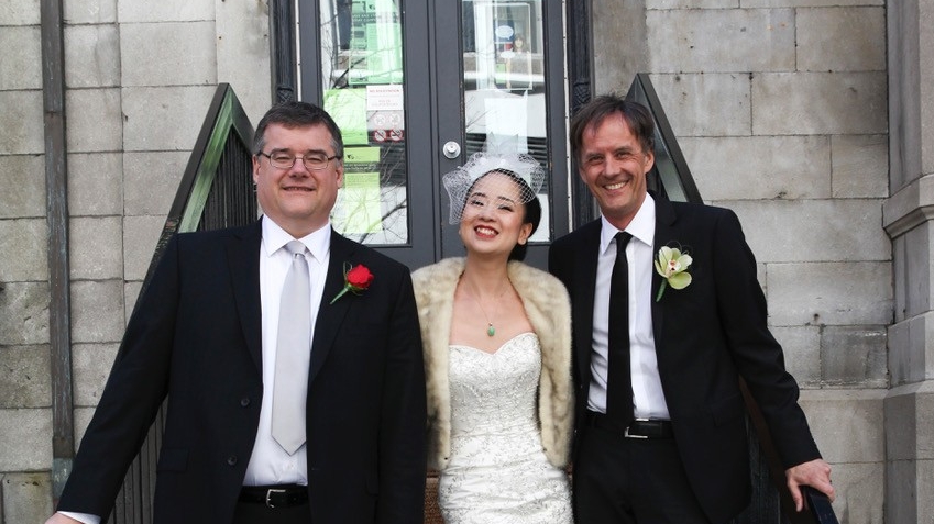 Lai-King Hum and Christopher Cassidy wedding