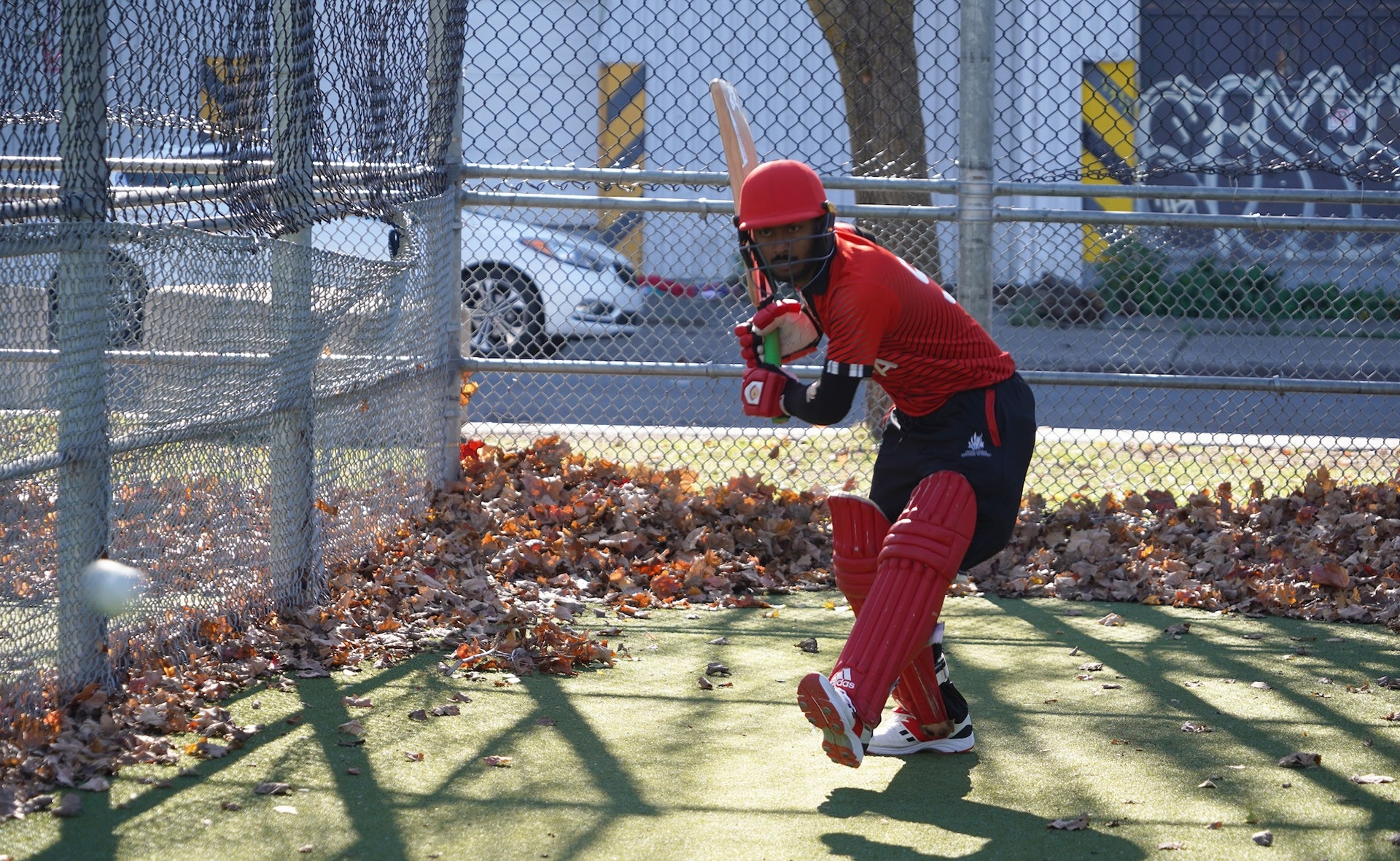 Cricket player Shreyas V. Movva