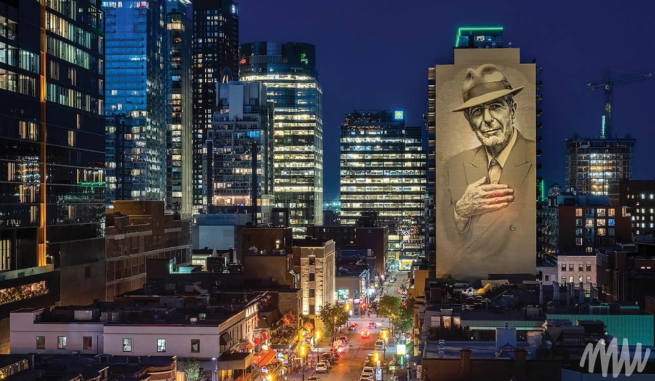 Leonard Cohen mural
