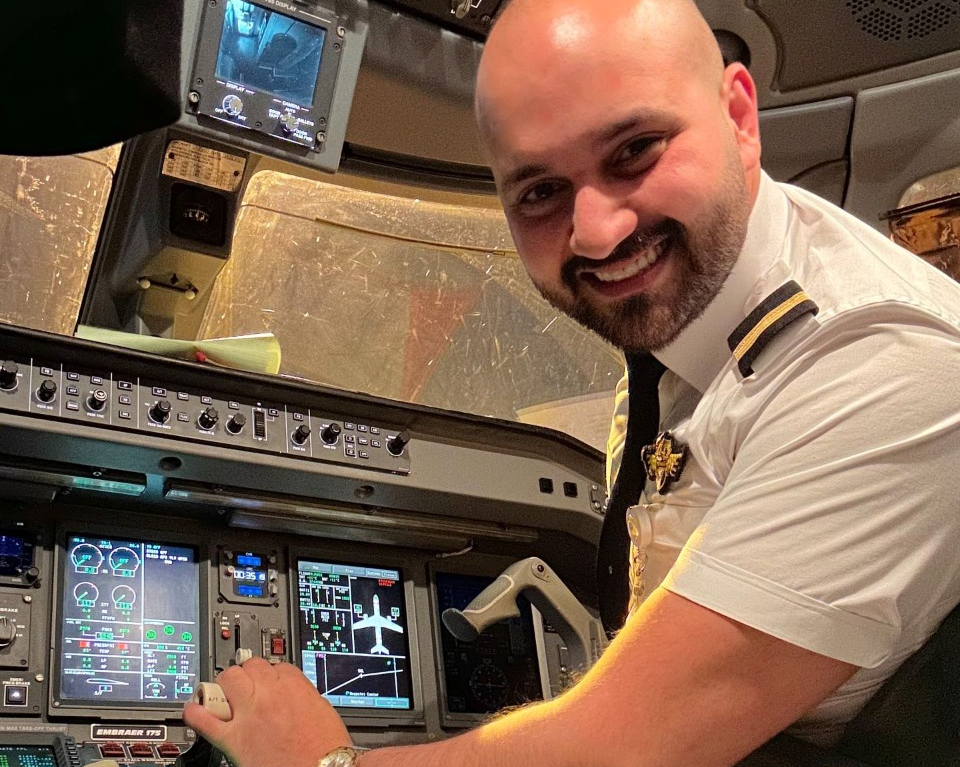 Royal Jordanian pilot Seif Sabe Eleish dreams of running an airline