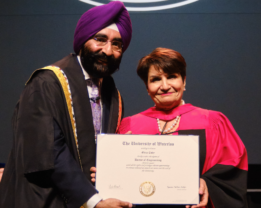 Gina Cody awarded honorary doctorate from University of Waterloo