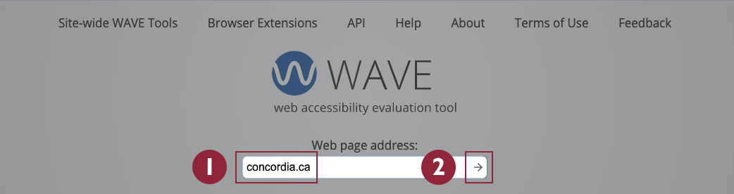 screenshot of wave tool, how to enter URL