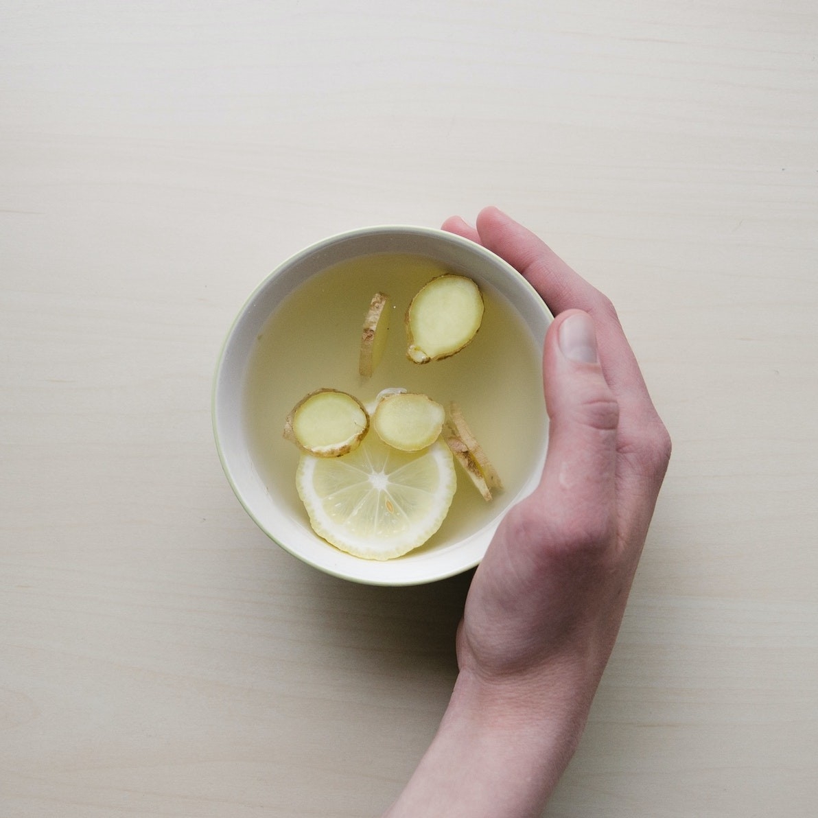 Lemon ginger tea