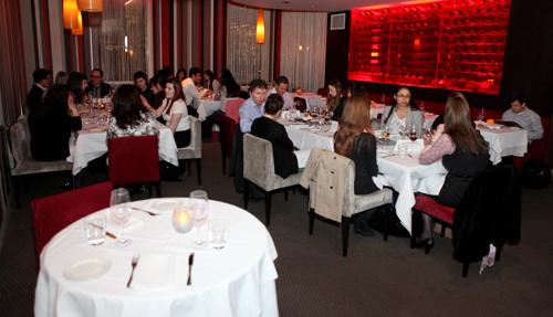 Networking during Dinner for Eight | Photos by Joseph Dresdner