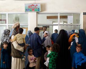 Reporting on healthcare in Kabul