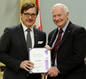 Tony Loffreda and Governor General David Johnston