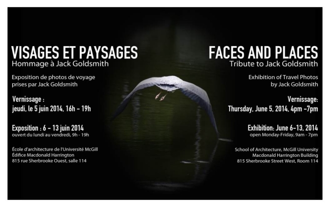 Faces and Places exhibition poster