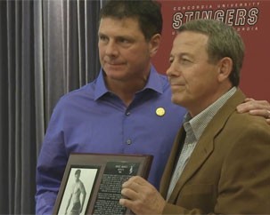 Sports Hall of Fame induction ceremony