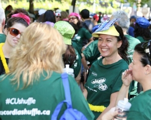 Shufflers at the kickoff | Photo credit: Joseph Dresdner