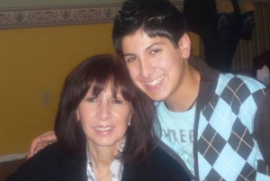 Anthony Pacella with his late mother, Mary Melillo Pacella
