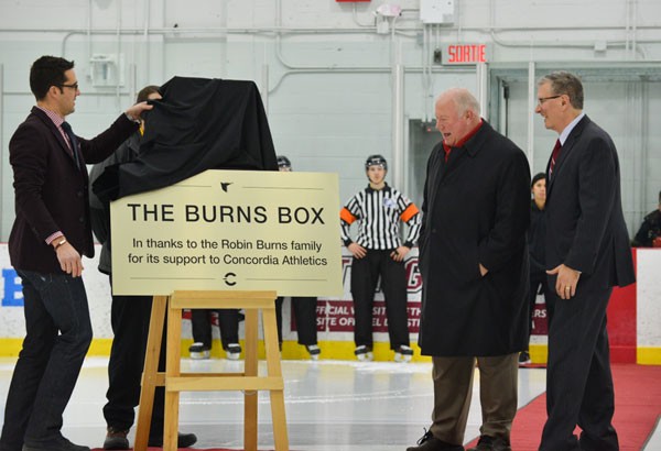 The Burns Box, in honour of Robin Burns's generosity 