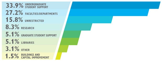 Funds raised through the 2015-16 Community Campaign supported these areas