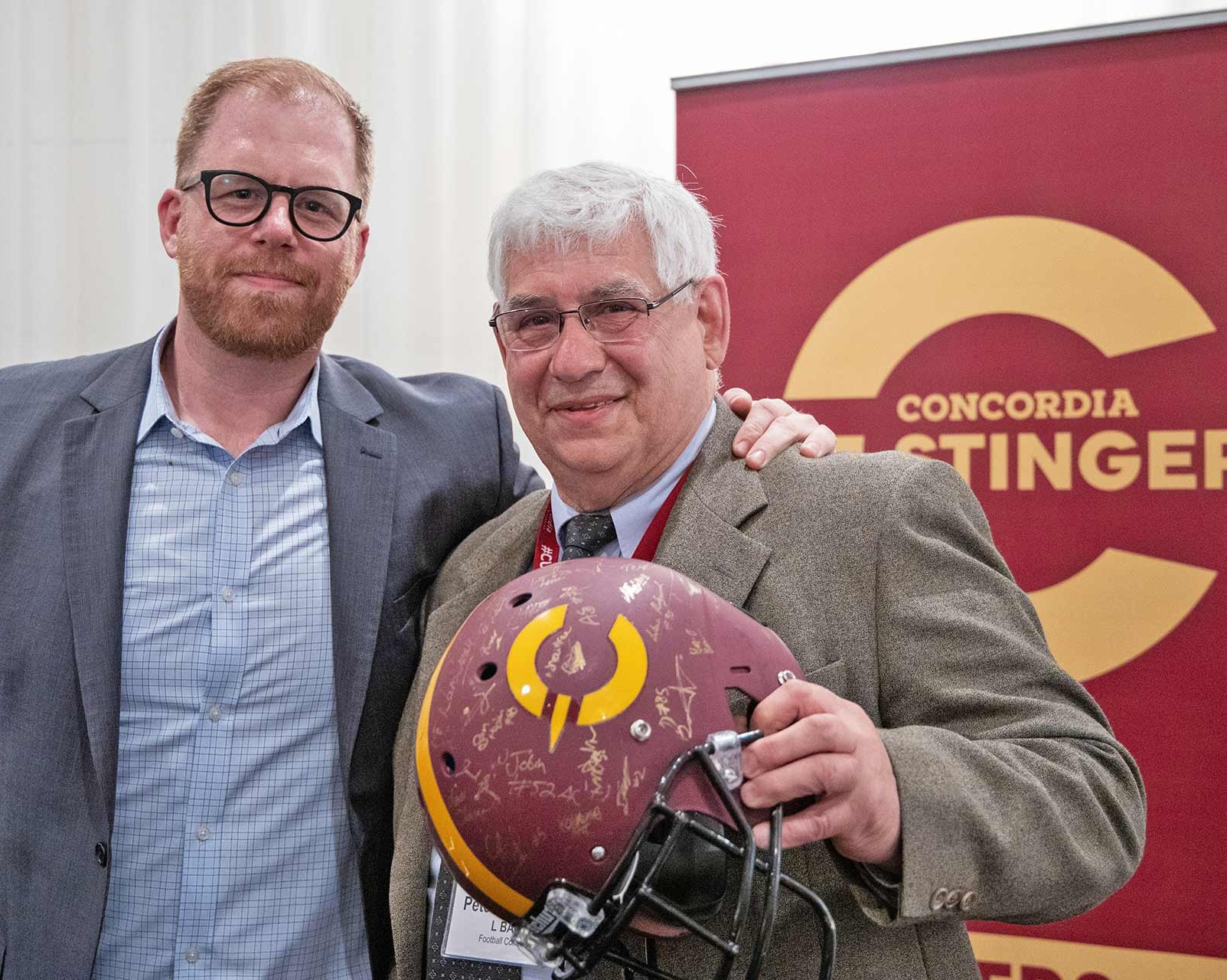 ‘He was like a second father to us’: longtime, one-of-a-kind Stingers coach Pete Regimbald’s 50-year career spanned Concordia’s football history