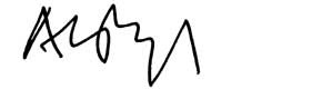 Alan Shepard - signature
