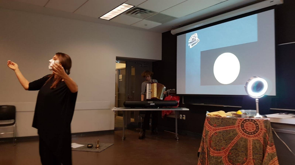 A Draft Story of Invisibility (2), performed as part of the Oral History Association conference organized in collaboration with COHDS, Concordia University, 2018.