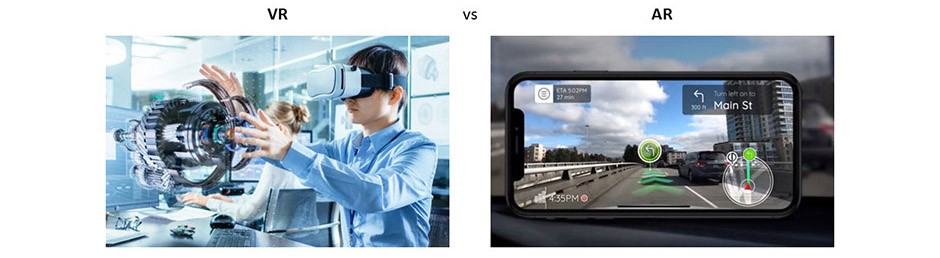 VR in industry and AR in navigation