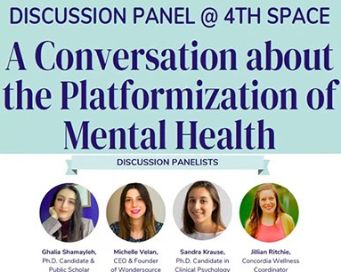 Spotlight Event: A Conversation about the platformization of mental healthcare