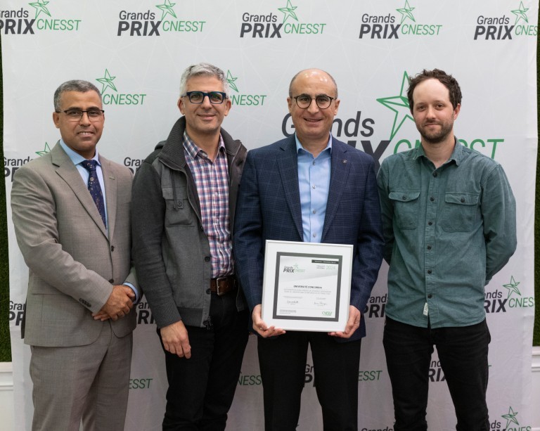 Concordia is a regional finalist for the Grands Prix de la CNESST — for the second year in a row!