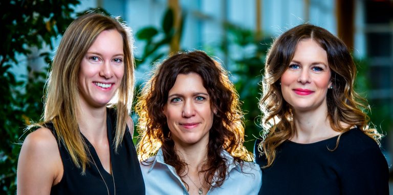 Jacqueline Camley, Véronique Pepin et Angela Alberga.